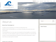 Tablet Screenshot of marinepowertechnologies.com